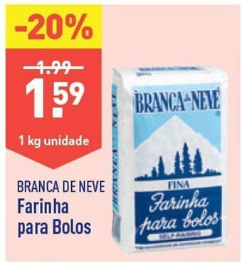 Farinha branca de neve