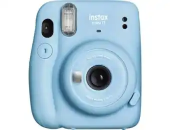 Máquina fotográfica instantânea fujifilm instax mini 11 (azul - obturação: 1/2-1/250 s - 2 x pilhas aa lr6)