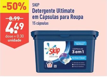 ALDI Detergente em cápsulas skip promoção