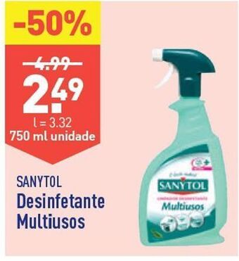ALDI Desinfetante sanytol promoção