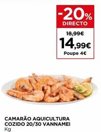 Supercor Camarão cozido promoção