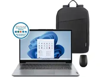 Worten Portátil lenovo ideapad 1 14ada7 (14'' - amd 3020e - ram: 4 gb - 64 gb emmc - amd radeon graphics) + mochila + rato promoção