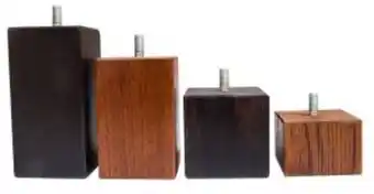 Colchões & Companhia Pé madeira quadrado promoção