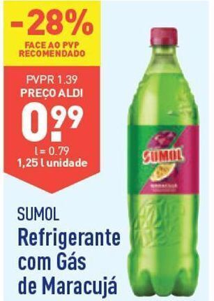 ALDI Refrescos sumol promoção