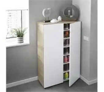 Conforama Sapateira com 2 portas e 6 prateleiras tavira promoção