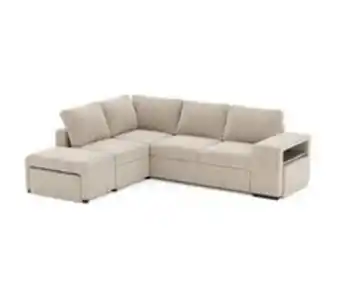 Conforama Sofá de canto com cama reversible eltonel promoção