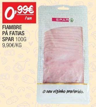 Spar Presunto spar promoção