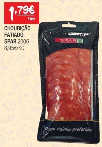 Spar Chouriço spar promoção