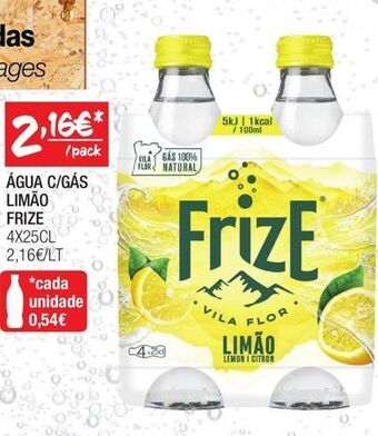 Spar Água com gás frize promoção