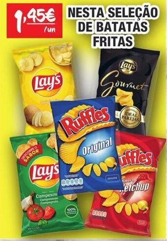 Spar Batata chips ruffles promoção
