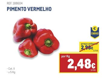 Makro PIMENTO VERMELHO promoção