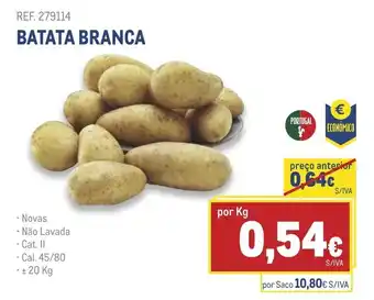 Makro BATATA BRANCA promoção