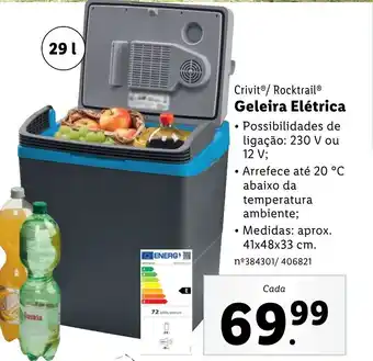 Lidl Crivit®/ RocktrailⓇ Geleira Elétrica promoção