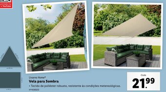Lidl Livarno Home® Vela para Sombra promoção