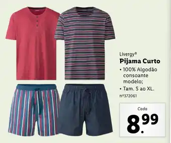 Lidl Livergy® Pijama Curto promoção