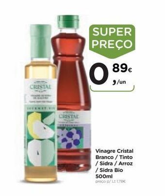 Aqui é fresco Vinagre cristal promoção