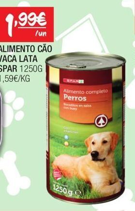 Spar Ração para cães spar promoção