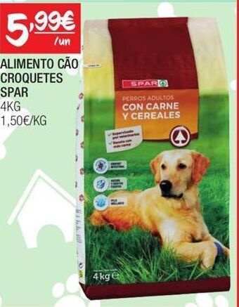 Spar Ração para cães spar promoção