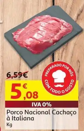 Porco nacional cachaço italiana kg