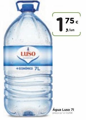Aqui é fresco Água luso promoção