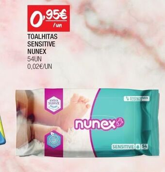 Toalhas umedecidas nunex