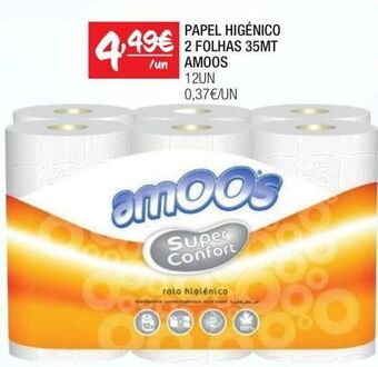 Papel higiênico amoos