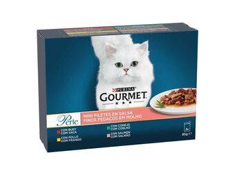 Auchan Comida húmida gato gourmet promoção