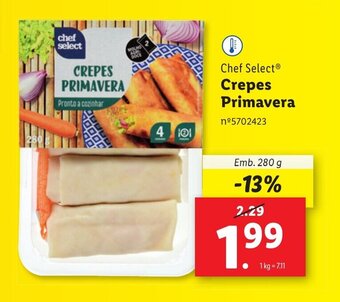 Lidl Chef Select® Crepes Primavera Emb. 280 g promoção