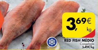 Pingo Doce Red Fish Médio Congelado promoção