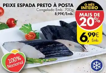 Pingo Doce Peixe Espada Preto À Posta 700g promoção
