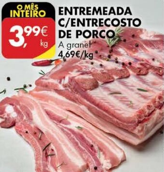 Pingo Doce Entremeada C/Entrecosto de Porco promoção