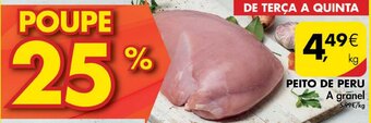 Pingo Doce Peito de Peru promoção