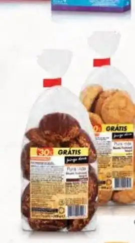 Pingo Doce Biscoitos Integrais Pura Vida 250g Grátis promoção