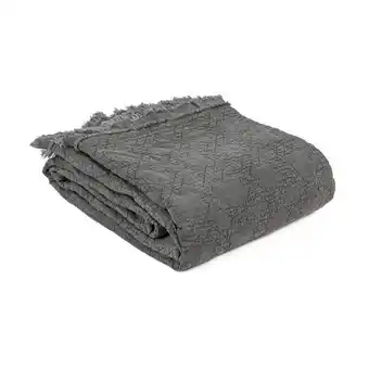 Colcha laos cinza 240x260cm