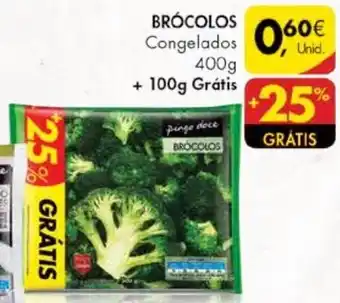 Pingo Doce Brócolos 400g Grátis promoção