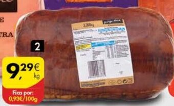 Pingo Doce Fiambre da Perna Extra Fumado A Lenha Pingo Doce promoção