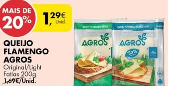 Pingo Doce Queijo Flamengo Agros 200g promoção