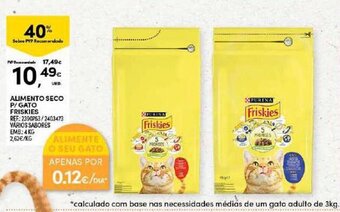 Continente ALIMENTO SECO P/ GATO FRISKIES promoção