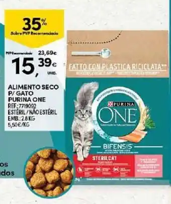 Continente ALIMENTO SECO P/ GATO PURINA ONE ESTERIL/NÃO ESTÉRIL EMB:2.8KG promoção
