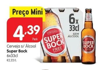 Minipreço Cerveja super bock promoção