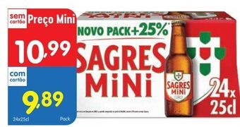 Minipreço Cerveja sagres mini promoção
