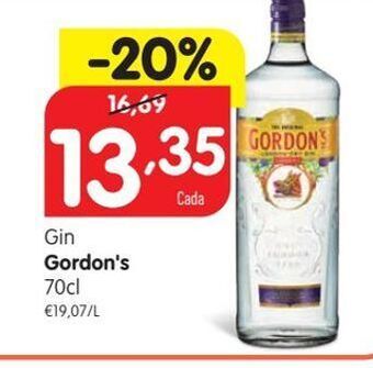 Minipreço Gin gordon's promoção