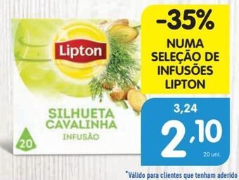 Minipreço Infusão lipton promoção