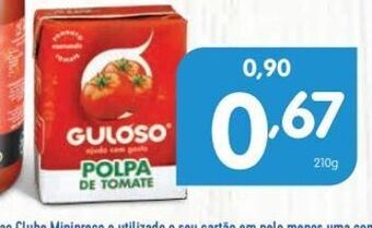 Minipreço Polpa de tomate guloso promoção