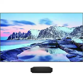 Laser smart tv projetor hisense 100l5f-d12 100 ultra hd 4k soft screen