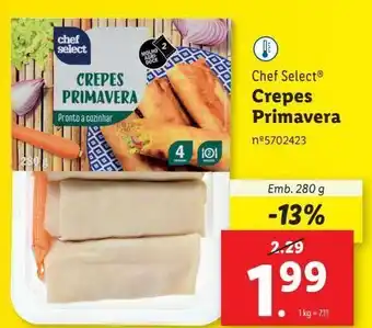 Lidl Crepes chef select promoção