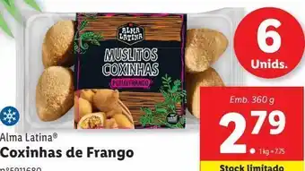 Lidl Coxinhas de frango promoção