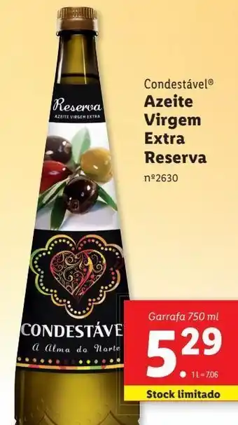 Lidl Azeite condestável promoção