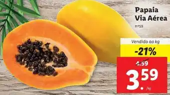 Lidl Mamão promoção