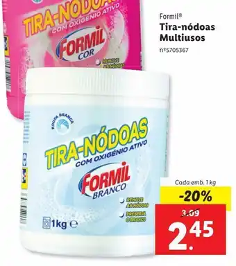 Lidl Detergente branqueador formil promoção